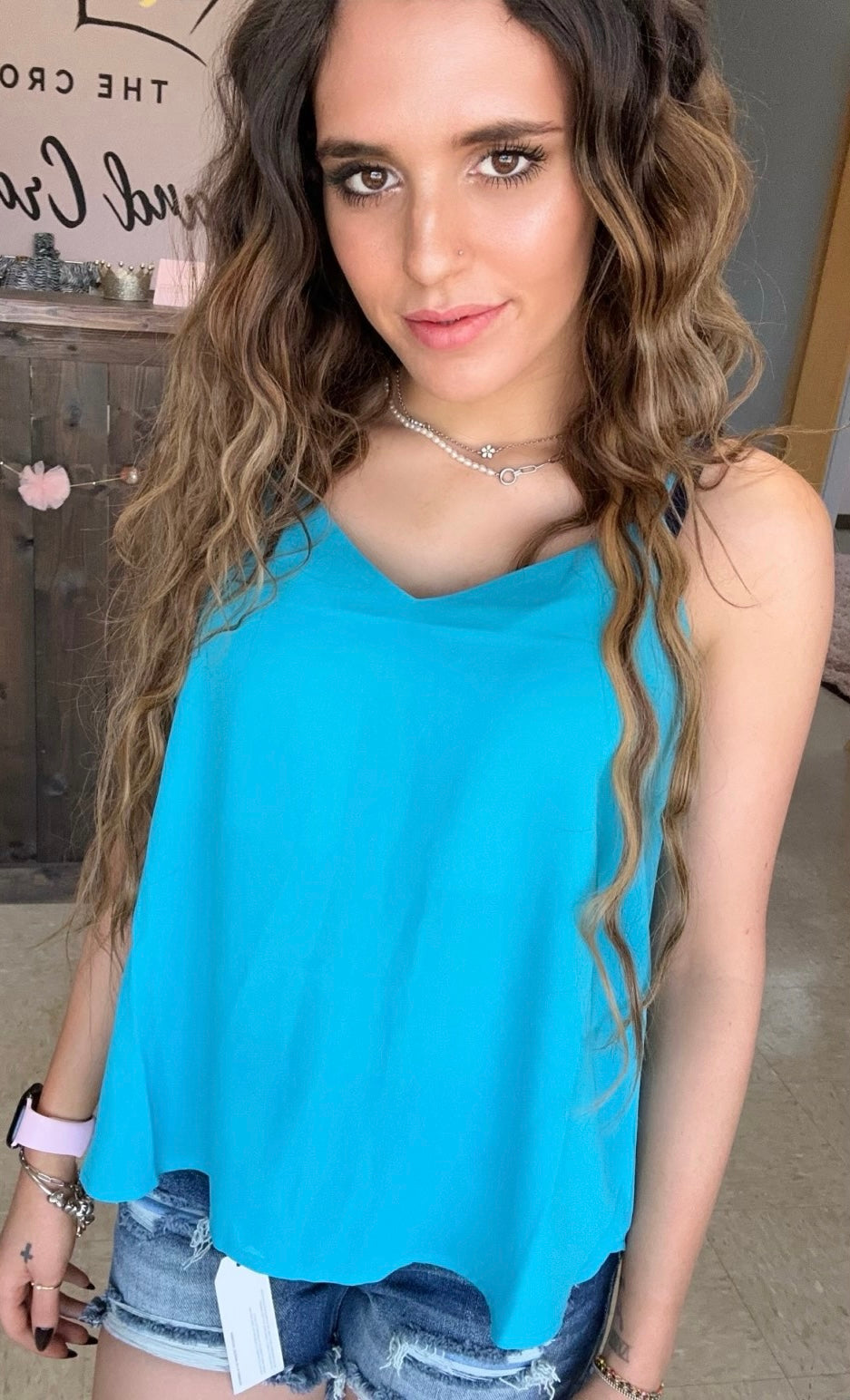 Turquoise Cami