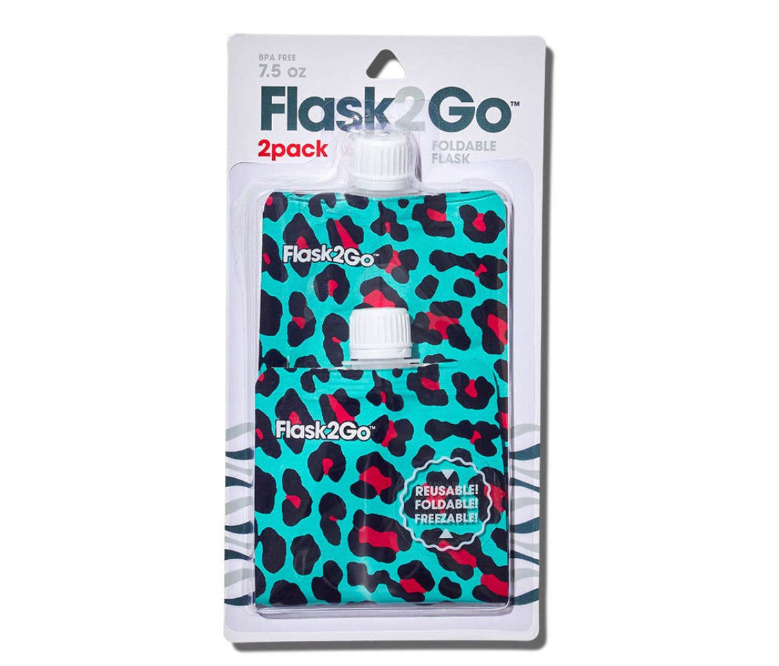 Foldable Flask | 2 Pack City Cats