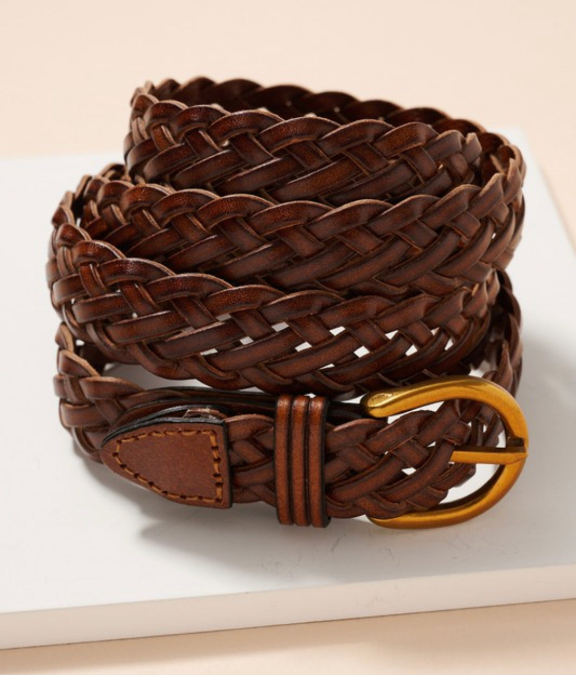 Genuine Leather Belt • Brown